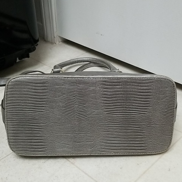 ANNE KLEIN croc embossed dome satchel vegan - Picture 7 of 10